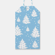 クリスマスツリー青い白のパターン