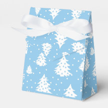 クリスマスツリー青い白のパターン