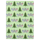 クリスマスツリー飾のリス クリップボード (裏面)