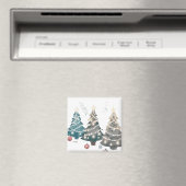 クリスマスツリー飾の白いライト マグネット (インサイチュ (食洗機))