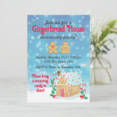 クリスマスツリー飾りパーティーのご招待 招待状 (スタンド正面)