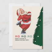 クリスマスツリー飾り交換バースデーパーティー 招待状 (裏面)