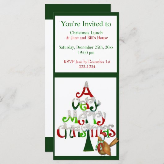 クリスマスツリー (正面/裏面)