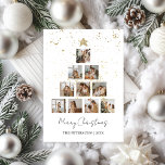 クリスマスツリー10フォトコラージュ金ゴールドミニマリスト シーズンカード<br><div class="desc">10枚祝の写真で作られた美しく細工されたクリスマスツリーを特集したミニマルなクリスマスカーモダンドでスタイルの休日を楽しめお気に入りのる！このデザインは、今年の懐かしい思い出を展示するのに最適ユニークで、個人的な瞬間とフェスティバルのエレガンスを融合させ、シーズンそのものと同じくらい特別なカードを作り出す。写真はクリスマスツリーの形に考え深く配置され、見た目を作お洒落り出しコンテンポラリーている。金ゴールドの輝く詳細は木のシルエットを強調し、美しくミニマルな美意識を維持しながら、華やかさと洗練さのtouchを加える。金ゴールドきらめくコントラストは美しくシンプルデザインに対して、カードの目を引くだけでなく、味わいを作る。このカードは、デザインを高く評価モダンし、クリエイティブと方法で最高の自分の瞬間を共有したい家族に理想的エレガントである。写真パーソナライズされたツリーは愛ユニークする人と結び付け与える方法で、今年のハイライトを見る。単なる挨拶ではなく、家族の喜びを反映し、フェスティバルと時代を超越した形式で捉えられる。この写真で埋め尽くされたクリスマスツリーのデザインで素晴らし、このホリデーシーズンの目立つカードを送信する。シンプルさと輝くモダン金ゴールド詳細の組み合わせによって、お客様のリストの全員に暖かさと応援を広げるキープサプライスに価値のある作品！</div>