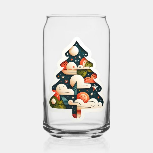 クリスマスツリー1005 ガラス缶 (正面)