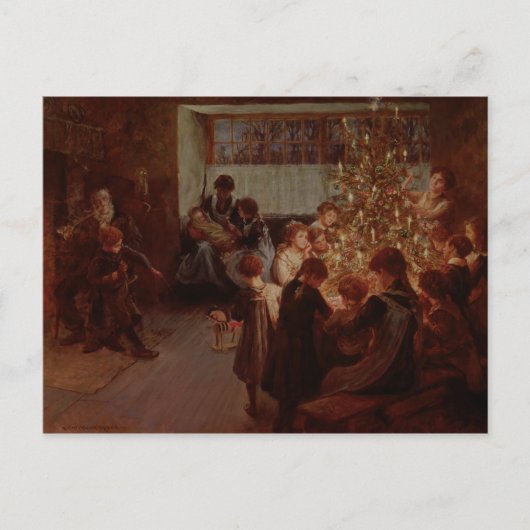 クリスマスツリー1911年 シーズンポストカード (正面)