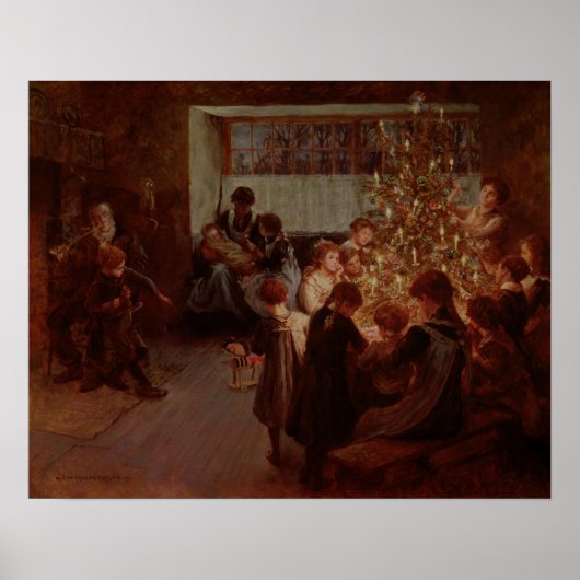 クリスマスツリー1911年 ポスター (正面)
