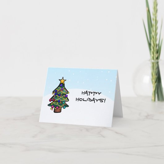 クリスマスツリー2 シーズンカード (正面)