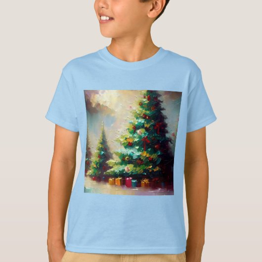 クリスマスツリー2 Tシャツ (正面)