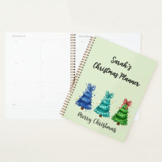 クリスマスツリー3本セット オーダーメイド プランナー手帳