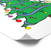 クリスマスツリー34 ポスター (角)