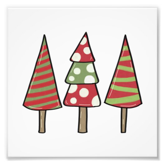 クリスマスツリー37 フォトプリント            (正面)