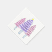 クリスマスツリー45 スタンダードカクテルナプキン (角)