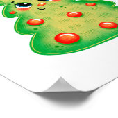 クリスマスツリー62 ポスター (角)