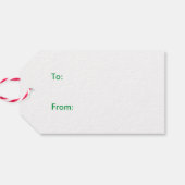 クリスマスツリー、あなたの日はメリー ギフトタグ (裏面横)