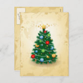 クリスマスツリー、はがき シーズンポストカード (正面/裏面)