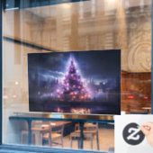 クリスマスツリー ウィンドウサイン (カフェ窓)