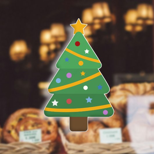 クリスマスツリー ウィンドウサイン