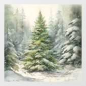 クリスマスツリー ウィンドウサイン (シート)