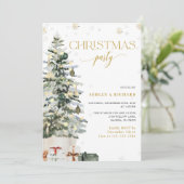クリスマスツリー ウェディング インビテーション (スタンド正面)