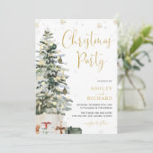 クリスマスツリー ウェディング 招待状 (スタンド正面)