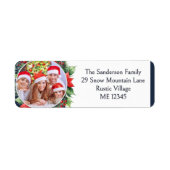 クリスマスツリー オーダーメイド フォト ラベル (正面)