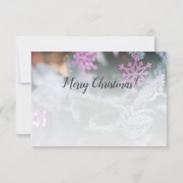 クリスマスツリー オーダーメイド フォト 季節の挨拶 ノートカード