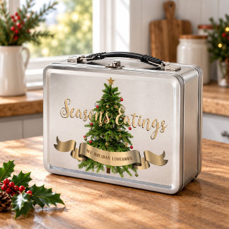 クリスマスツリー オーダーメイド 金属製ランチボックス メタルランチボックス