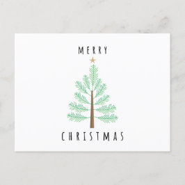 クリスマスツリー&オーナメントホリデーポストカード シーズンポストカード