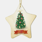 クリスマスツリー、オーナメント セラミックオーナメント (左)