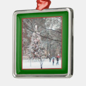 「クリスマスツリー」オーナメント メタルオーナメント (左)