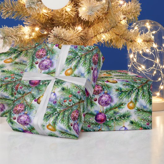 クリスマスツリー オーナメント ラッピングペーパー (クリスマス)