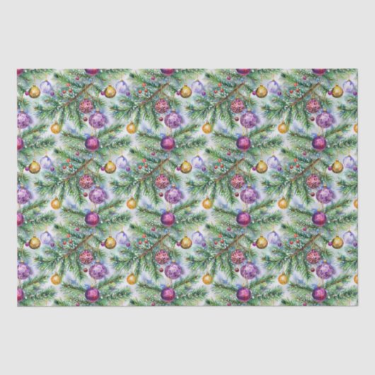 クリスマスツリー オーナメント 薄葉紙 (正面)