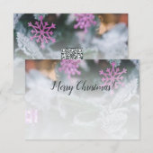 クリスマスツリー カスタム写真 シーズン グリーティング ノートカード (正面/裏面)