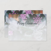 クリスマスツリー カスタム写真 季節の挨拶 ノートカード (正面/裏面)