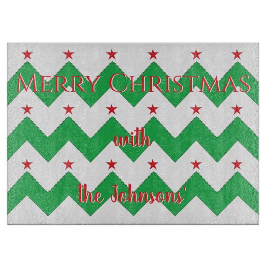 クリスマスツリー カッティングボード (正面)