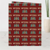 クリスマスツリー カード (裏面)