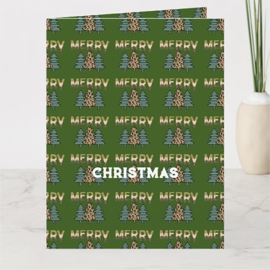 クリスマスツリー カード (正面)