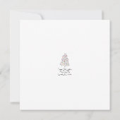 クリスマスツリー カード (裏面)