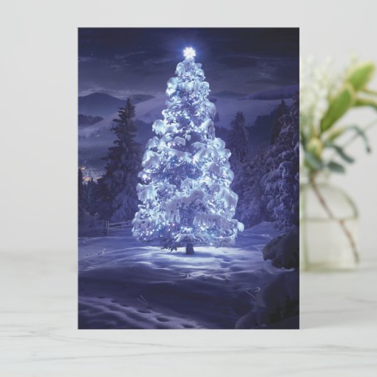 クリスマスツリー カード (スタンド正面)