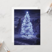 クリスマスツリー カード (正面/裏面インサイチュ)
