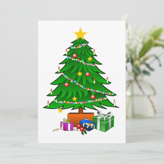 クリスマスツリー カード (スタンド正面)