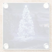 クリスマスツリー ガラスコースター (裏面)
