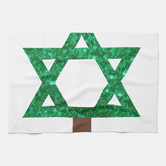 クリスマスツリー キッチンタオル (横)