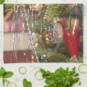 クリスマスツリー！ キッチンタオル (折り畳み)