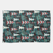 クリスマスツリー。 キッチンタオル (横)