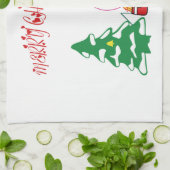 クリスマスツリー キッチンタオル (折り畳み)