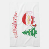 クリスマスツリー キッチンタオル (縦)