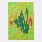 クリスマスツリー キッチンタオル (縦)