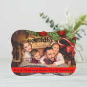 クリスマスツリー&キャンディー縁どステファンシーーン シーズンカード (スタンド正面)